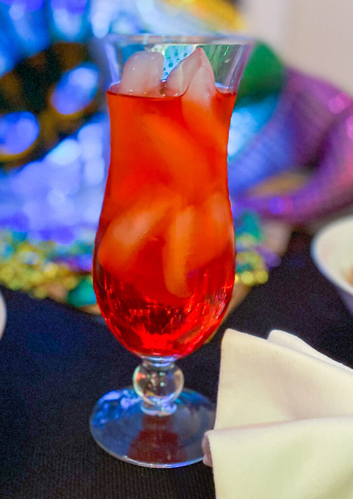 The Hurricane is the quintessential New Orleans drink and a perfect addition to our dinner party.