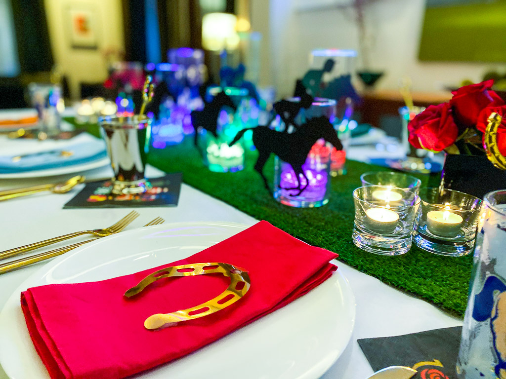 Kentucky Derby Table Decorations, Celebration Stylist