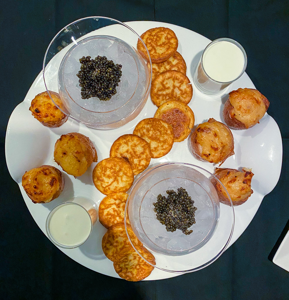 how to host a caviar tasting