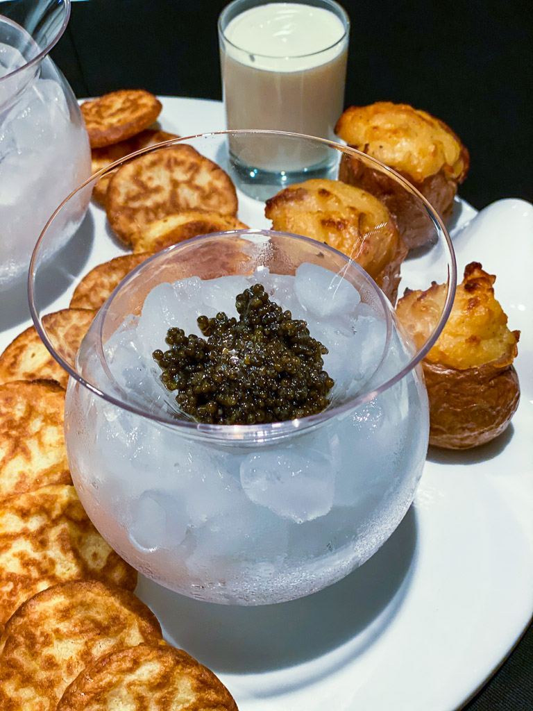 how to host a caviar tasting