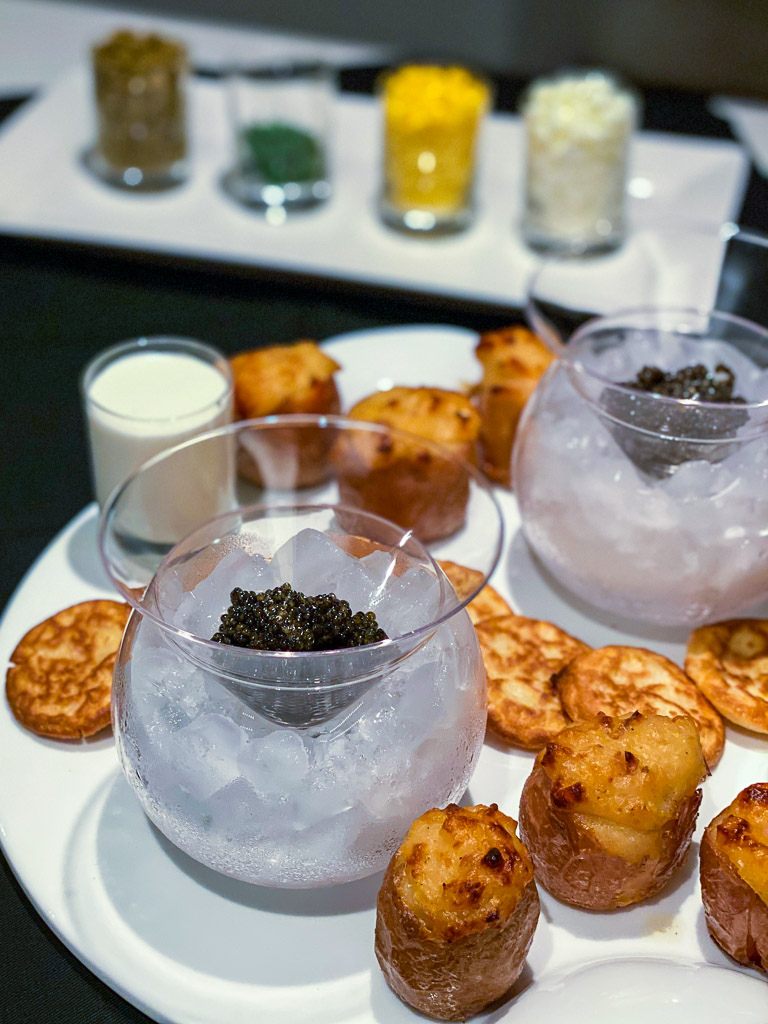 how to host a caviar tasting