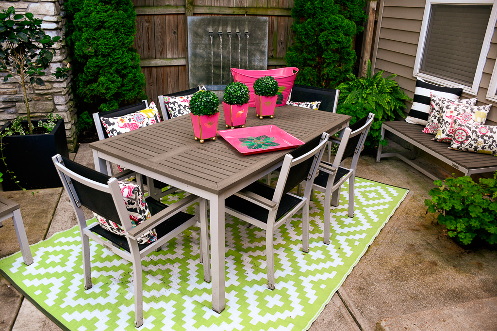 Small space patio online dining set