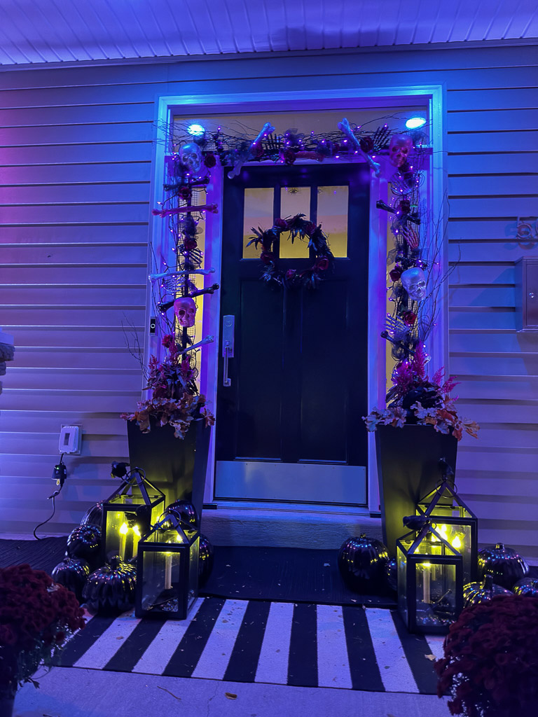 goth Halloween décor ideas, front door, halloween party, front porch ideas, outdoor decorations, haunted house, outside halloween decorations, halloween night, halloween porch decor ideas, spooky vibe, halloween display, gothic horror, traditional pumpkins, halloween porch decorations, spooky décor, halloween porch ideas, classy halloween decor ideas, favorite halloween decor ideas, creepy-crawliest holiday of the year, halloween front porch idea, outdoor halloween decoration ideas, spooky halloween front porch decor
spooky porch, best outdoor halloween decorations, graveyard decorations, gothic halloween décor, spooky season, big deal of halloween décor, scary halloween decorations, skeleton wreath, vintage style halloween decorations, smaller scary elements, realistic crows, black cats, welcome mat, covered porch, cute pumpkins
