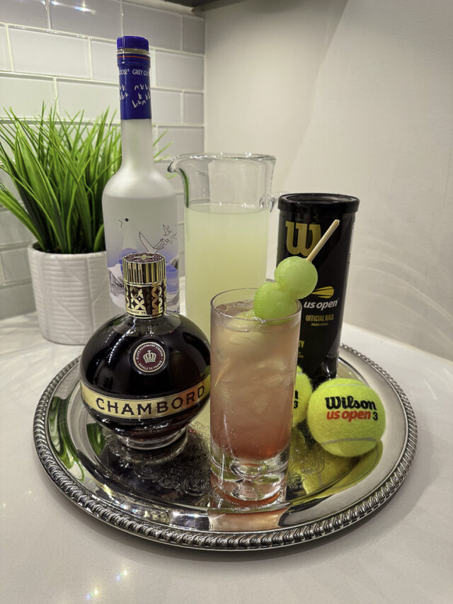 tennis party ideas, tennis party decorations, tennis party decor, us open party ideas, us open, us open party idea, us open decor, us open tennis, honey deuce, honey deuce recipe