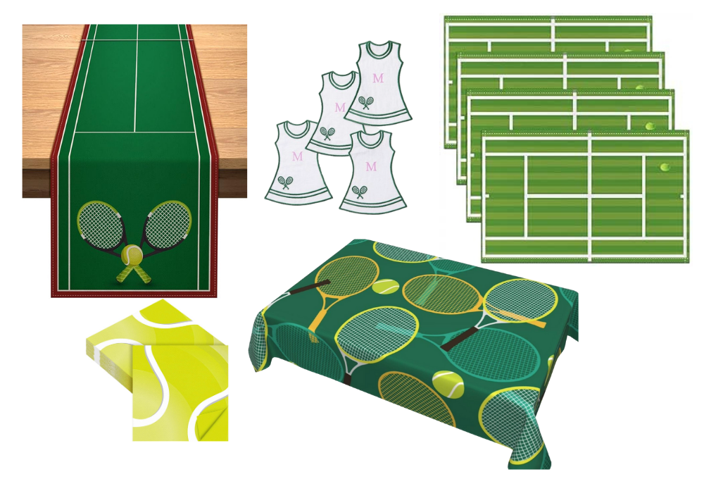 US Open party ideas, tennis party ideas, US Open watch party, Tennis watch party, US Open party decorations, US Open themed party décor, Tennis themed table setting, US Open entertaining ideas, Tennis party decorations DIY, How to host a US Open watch party, US Open party supplies, Best tennis party decorations