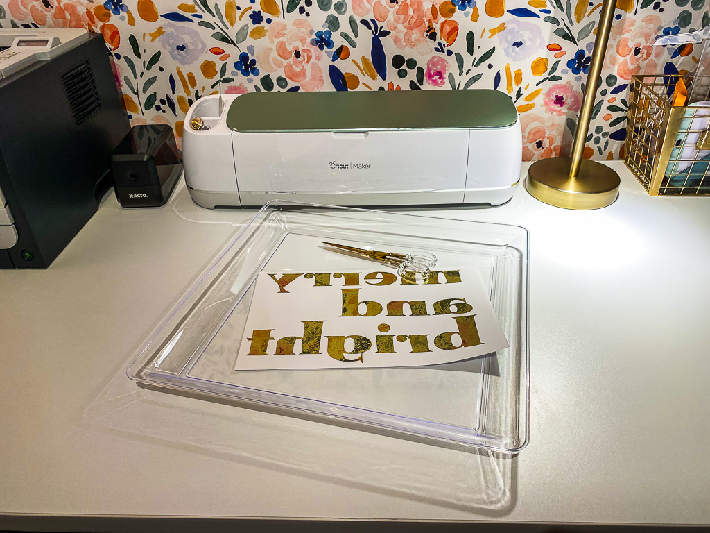 Kate Spade inspired Christmas craft, Kate Spade Christmas tray, DIY Christmas tray, Easy Christmas DIY project, Holiday serving tray idea, Christmas platter DIY, Chic holiday decor idea, Glam Christmas craft, Stylish Christmas DIY, Christmas entertaining idea, DIY holiday table décor, Easy holiday craft for adults, Modern Christmas decor DIY, Festive tray decorating idea, Afternoon craft project, DIY gift idea for the holidays, How to make a Kate Spade inspired Christmas tray, Easy Christmas tray DIY you can make in an afternoon, Elegant Christmas craft inspired by Kate Spade, Festive and stylish holiday tray idea, DIY Christmas decor with a modern twist